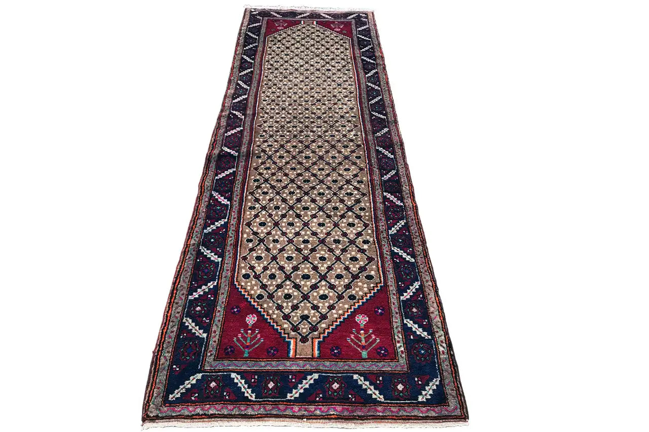  Hamadan - Läufer (302x103 cm) - Premium Teppich from German Carpet Shop - Just €249! Shop now at German Carpet Shop