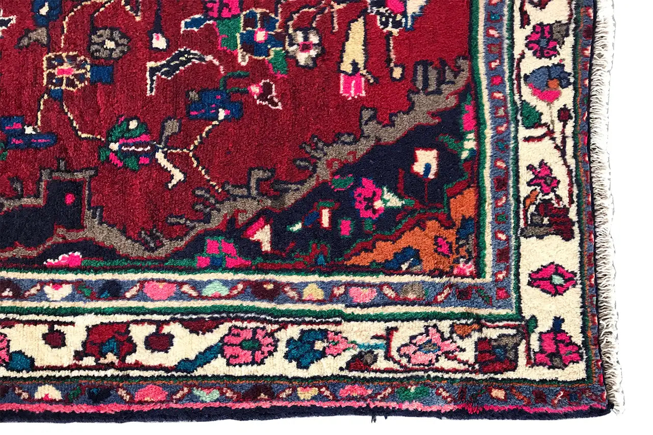  Hamadan - Läufer (309x106 cm) - Premium Teppich from German Carpet Shop - Just €249! Shop now at German Carpet Shop