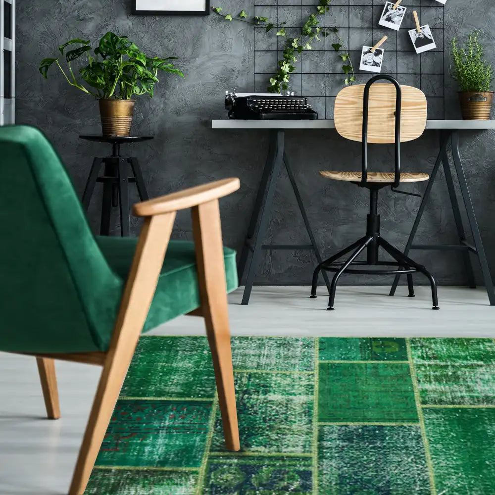 Patchwork Teppiche - 621 (261x182cm) - German Carpet Shop