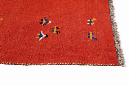 Kilim Qashqai - 2147 (155x102cm) - German Carpet Shop