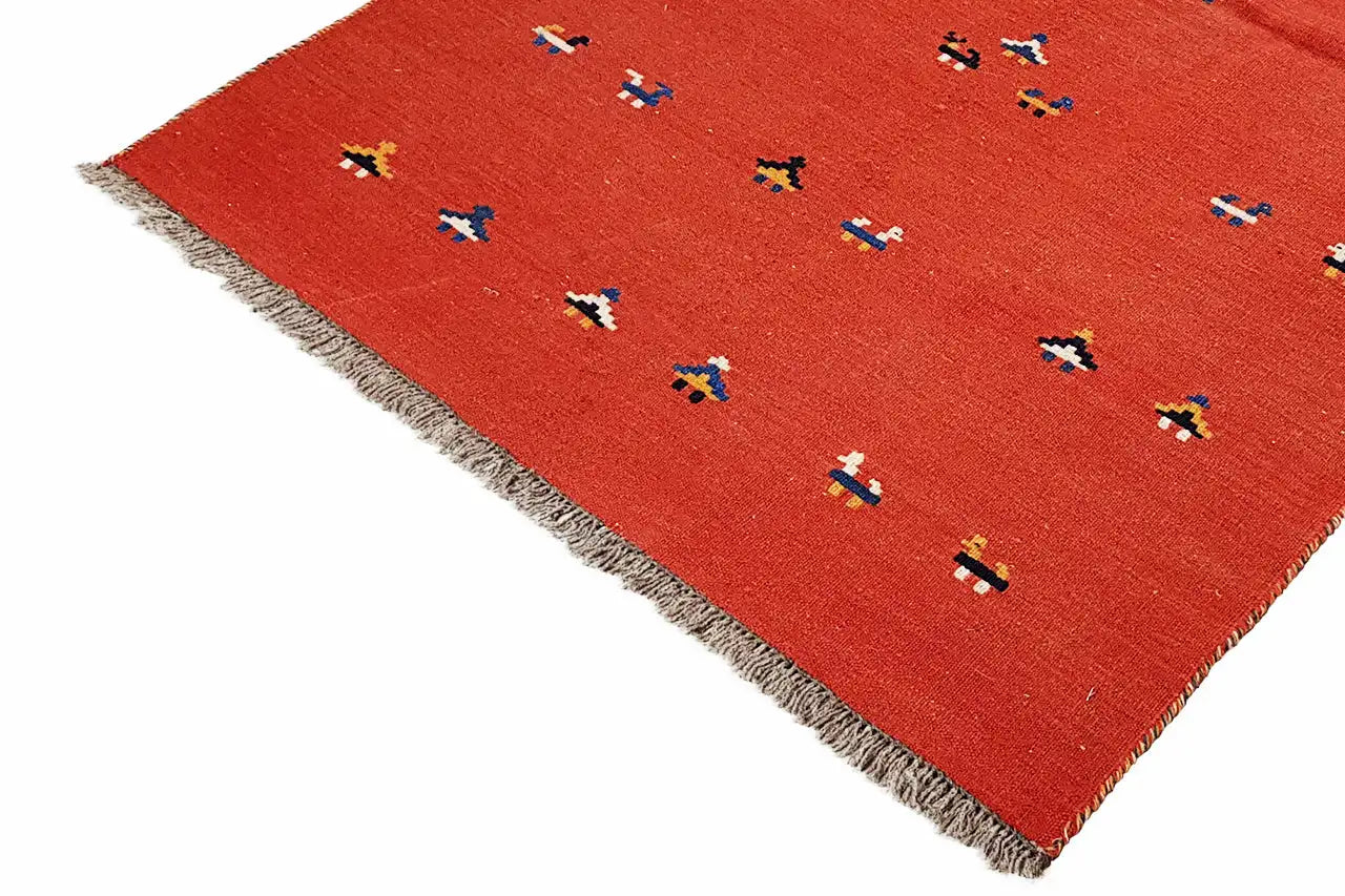 Kilim Qashqai - 2147 (155x102cm) - German Carpet Shop