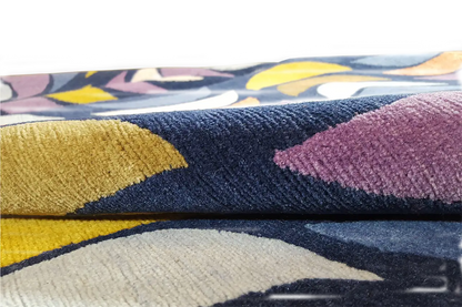 Designer Rug by Julia Stefan - Blue Harvest (255x310 cm) - German Carpet Shop